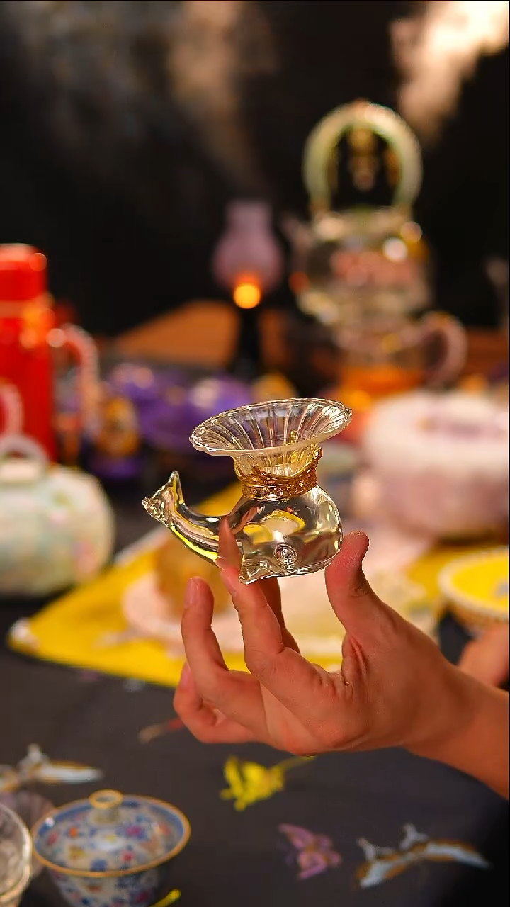 086 小鲸鱼茶漏 小鲸鱼茶漏