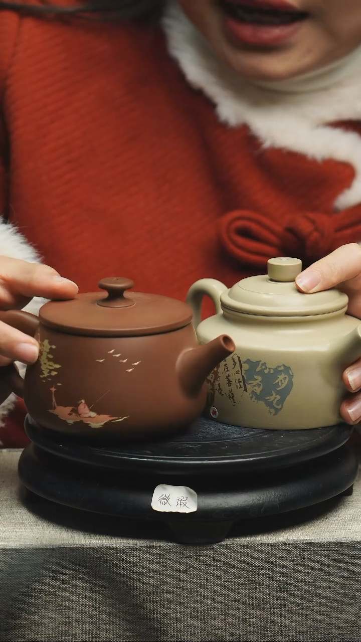 【闪购商品】壶2个建水紫陶壶微瑕294