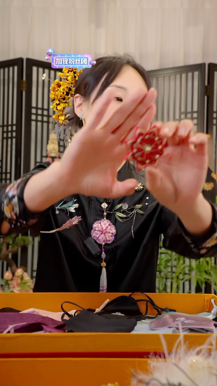 织绣顾**～非遗苏绣绒花手工饰品