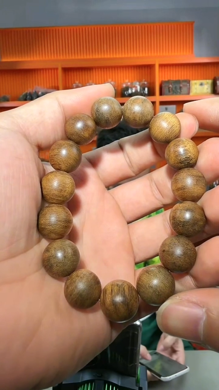 沉香手串113号顺化红土1.4多样性发一