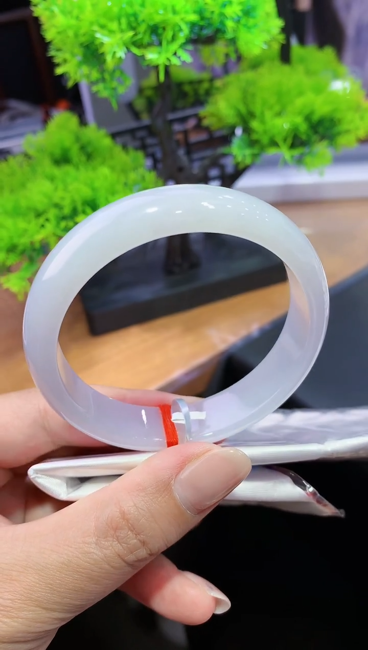 未镶嵌手镯翡翠-k49  天然缅甸A货翡翠58.3正圈