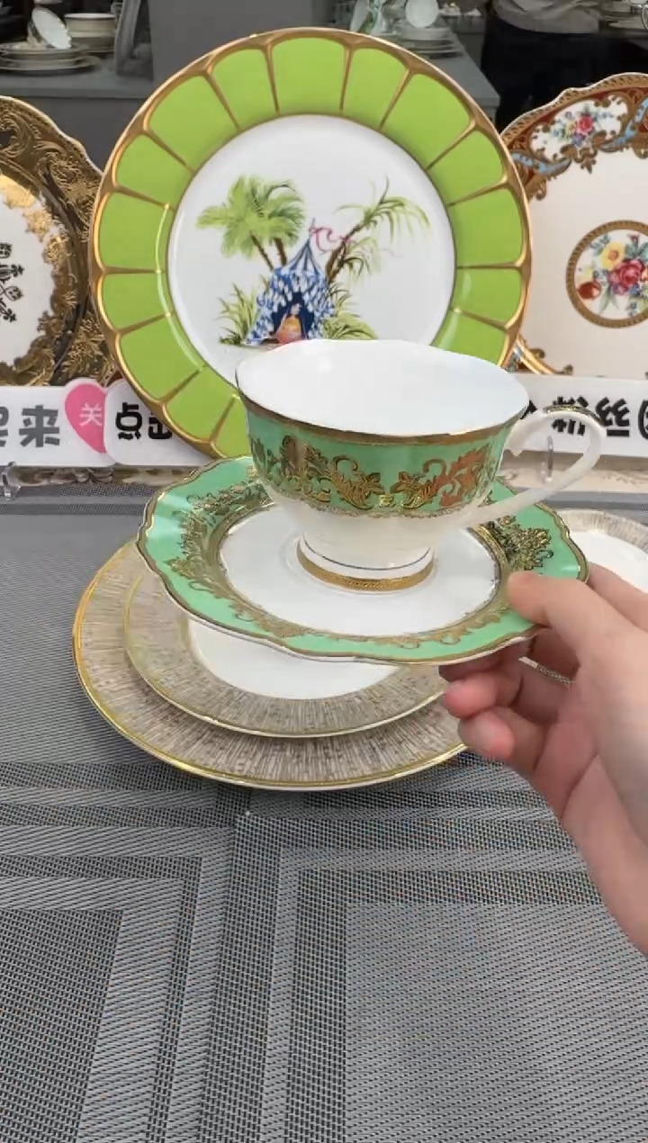 【闪购商品】瓷片咖啡杯碟福利款微瑕