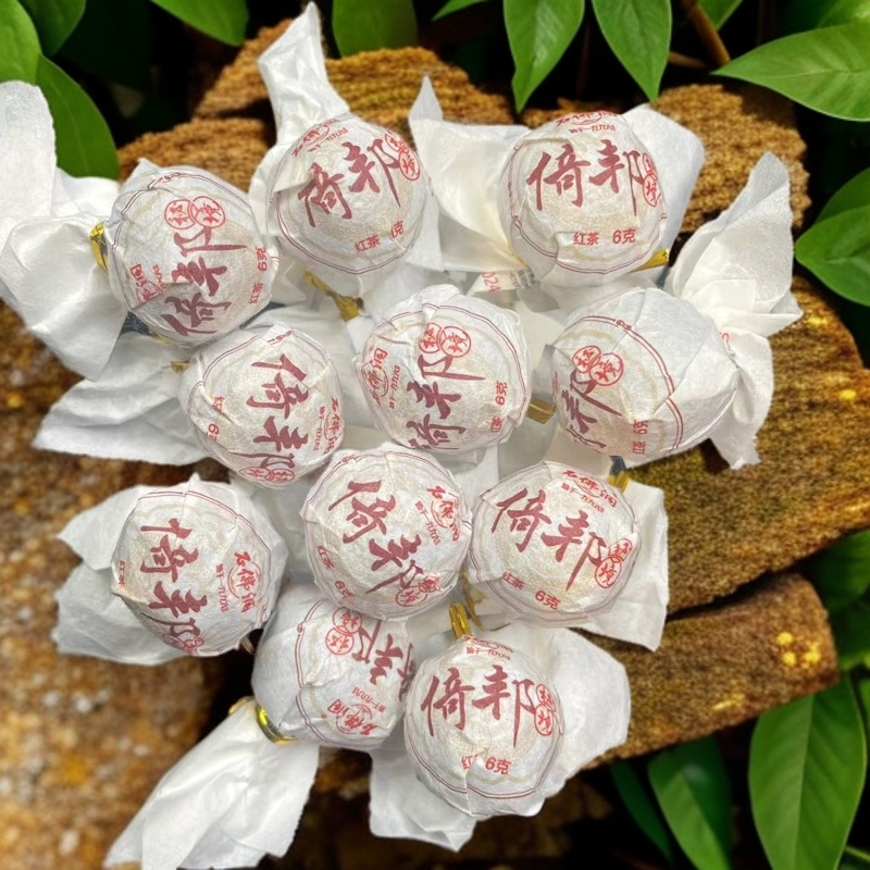2024年倚邦秘境红茶龙珠古树晒红龙珠250克/包支持正装试喝