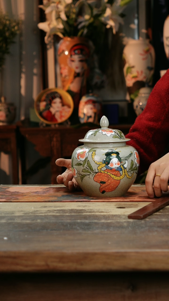 【闪购商品】瓷片景德镇纯手工釉下彩精品餐具