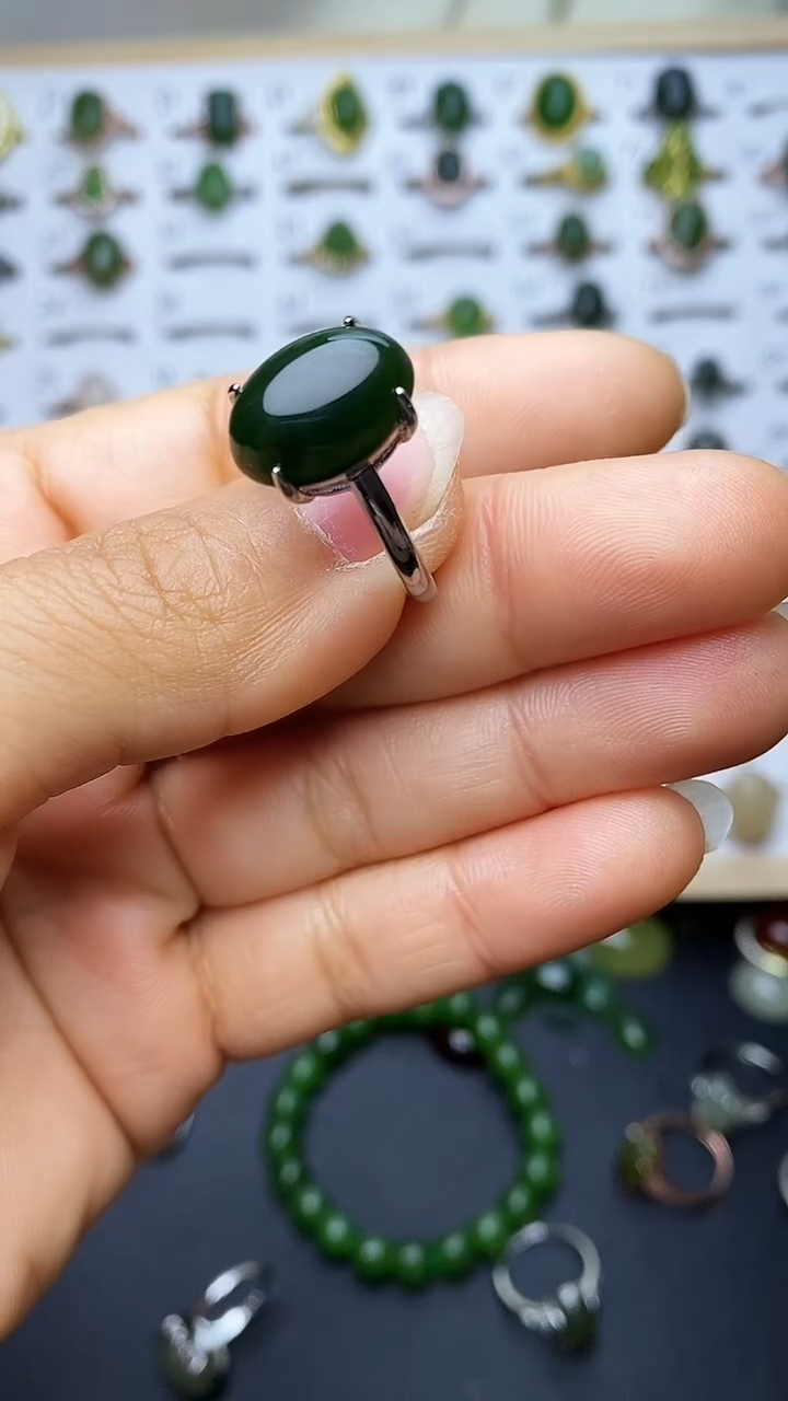 【闪购商品】和田玉戒指未镶嵌1