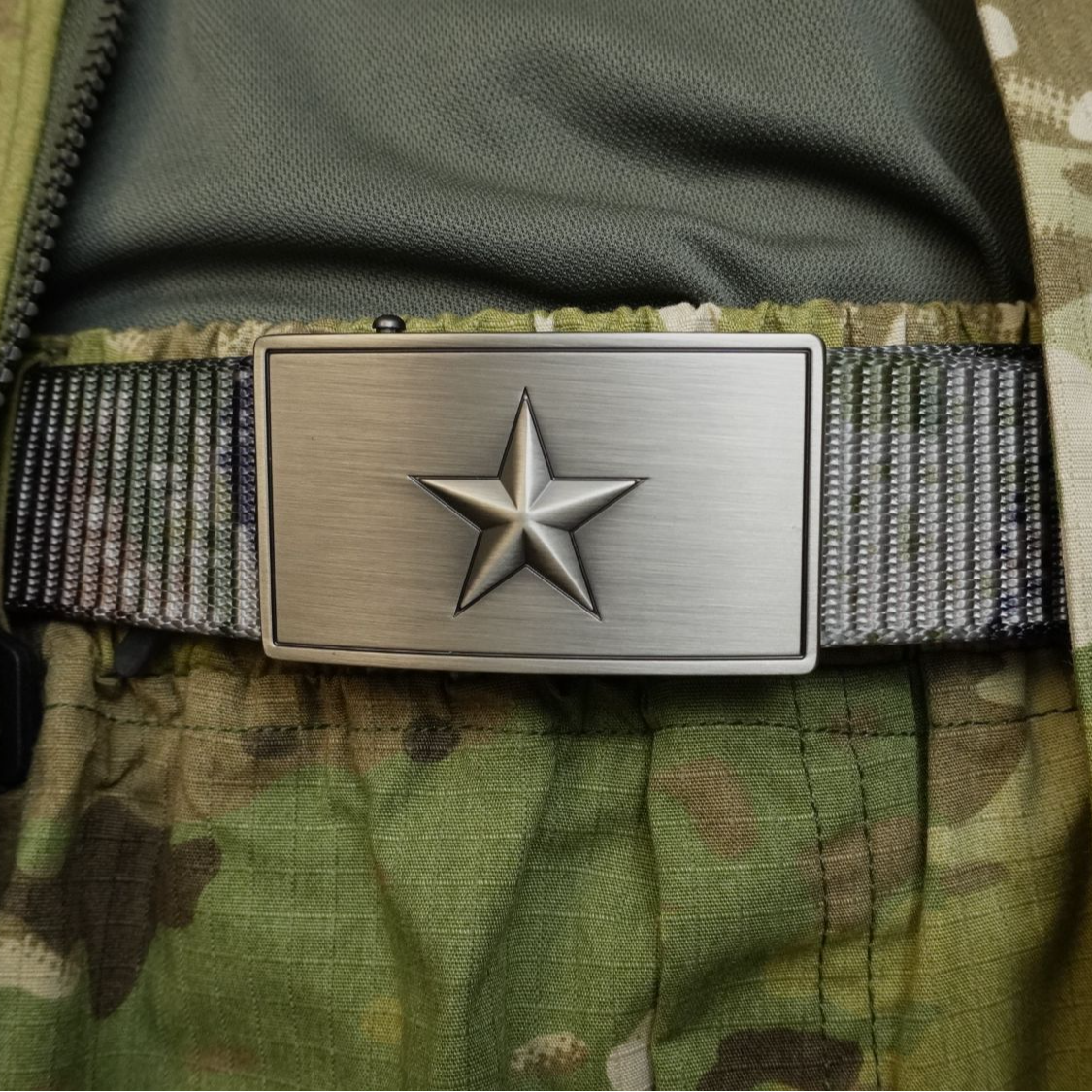 自动扣款腰带皮带多色耐磨运动户外迷彩