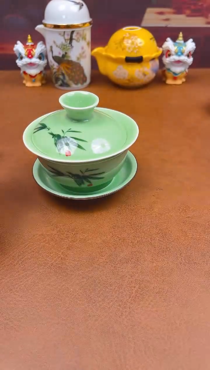 陶瓷茶具摆件旅行套组