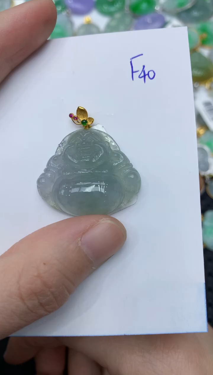 【闪购商品】翡翠颈饰18K金镶嵌11111111111