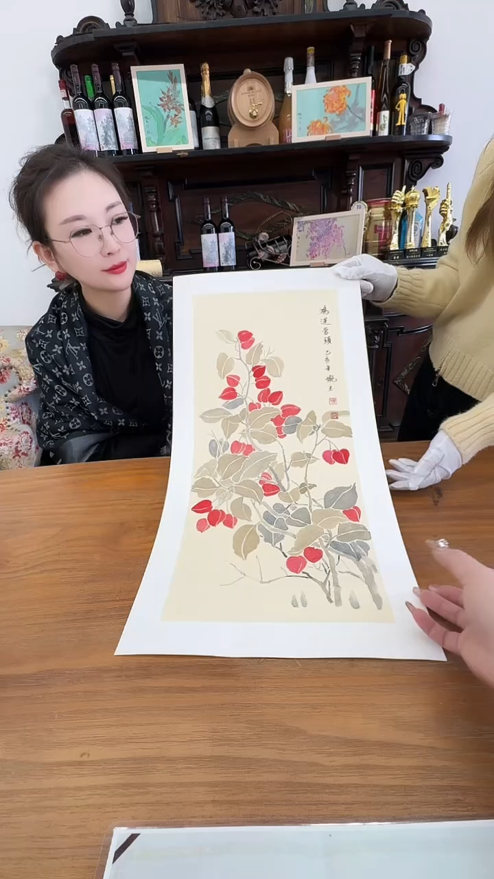 【闪购商品】绘画宁婉玉手绘国画
