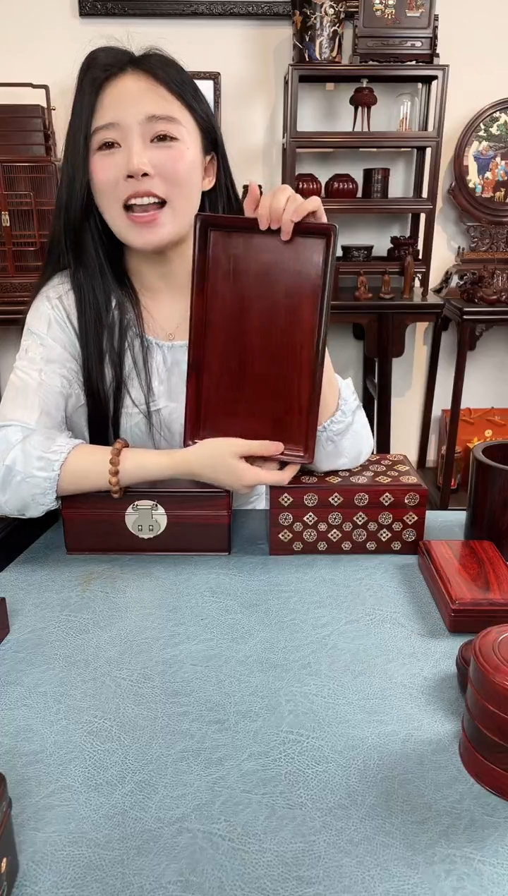 紫檀木类成套家具紫檀独板文盘