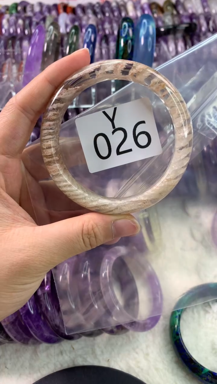 【闪购商品】水晶水晶手镯Y未镶嵌026-60