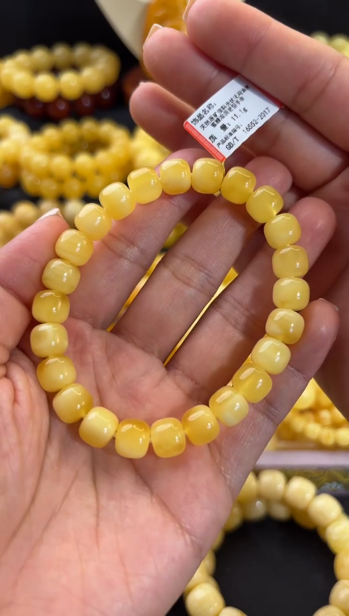 【闪购商品】蜜蜡手串未镶嵌开播福利精工老型