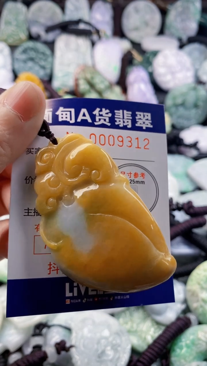 翡翠未镶嵌吊坠(不含链)1