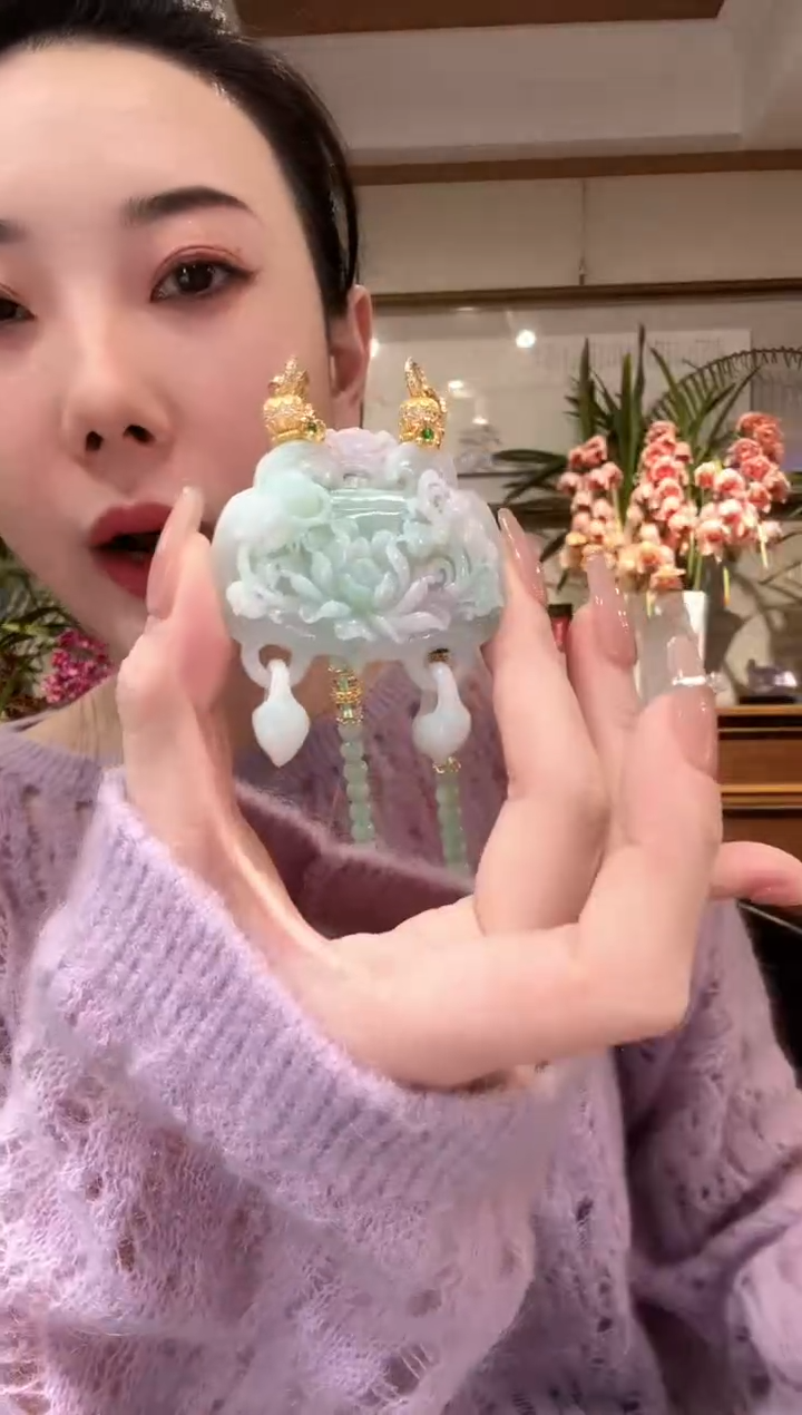 【闪购商品】翡翠颈饰未镶嵌国风