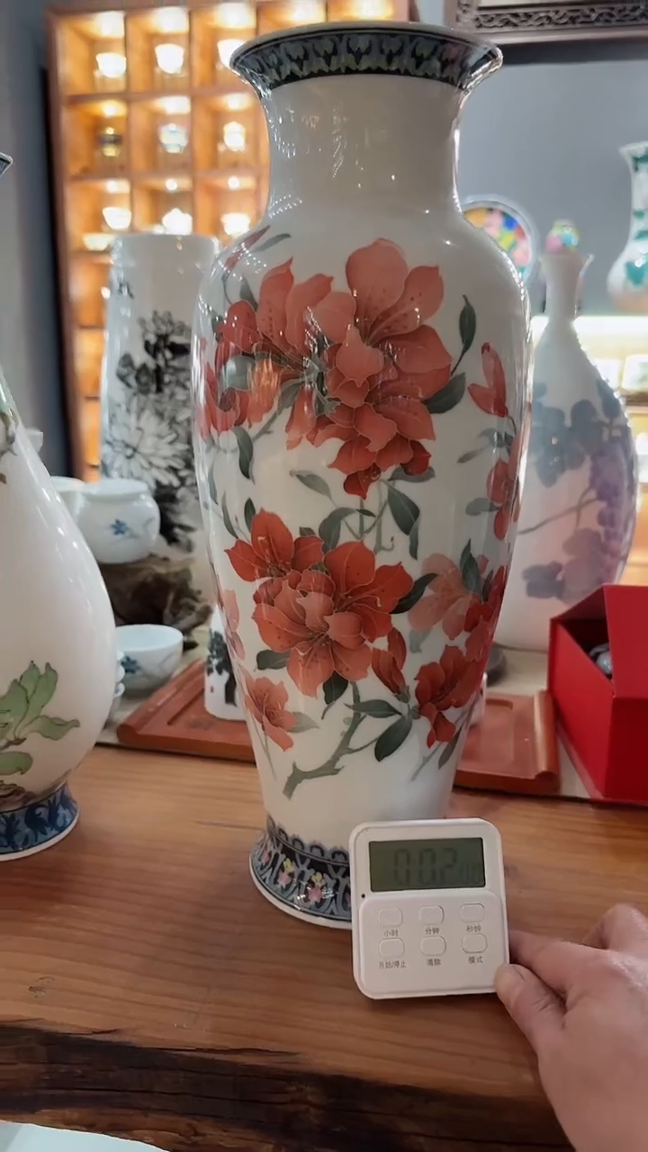 【闪购商品】手绘款红遍九州小将军瓶