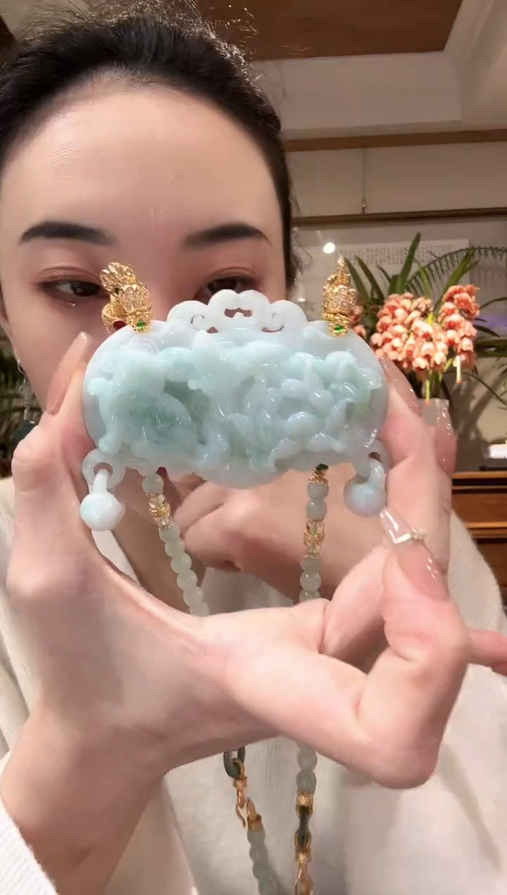 【闪购商品】翡翠颈饰未镶嵌国风