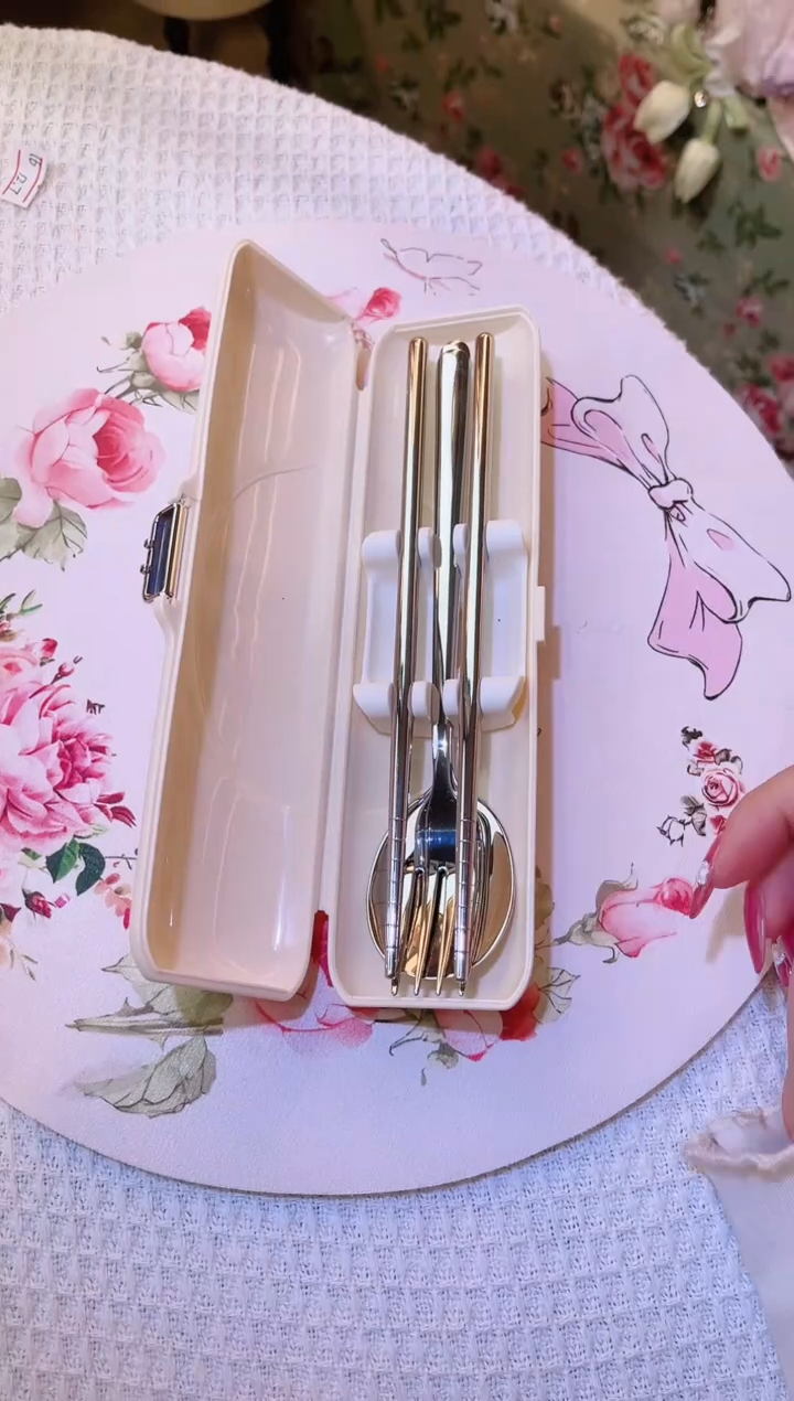 米色叉勺3件套——手工制作品质好！