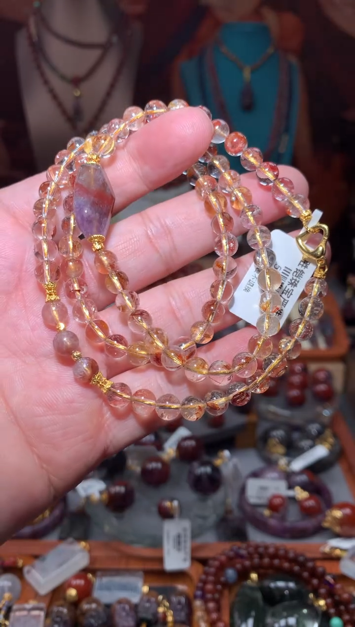 未镶嵌珠宝半成品水晶胶花发万能链