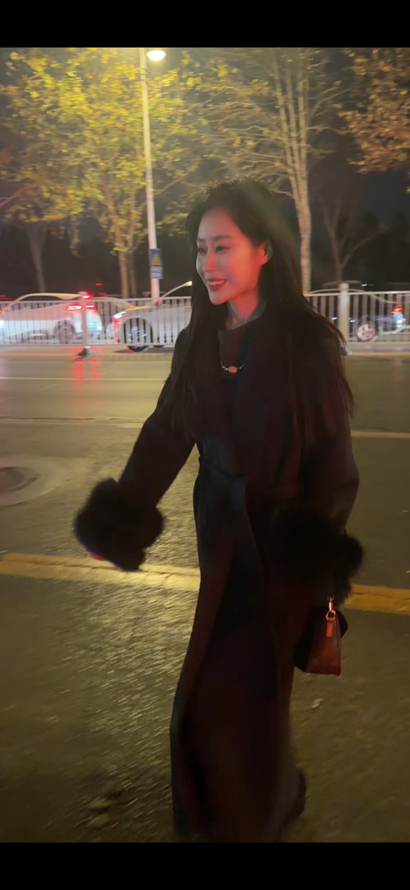 毛袖大衣  碳灰色 1123