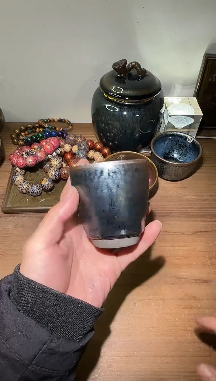 茶盏建阳建盏茶杯一只 