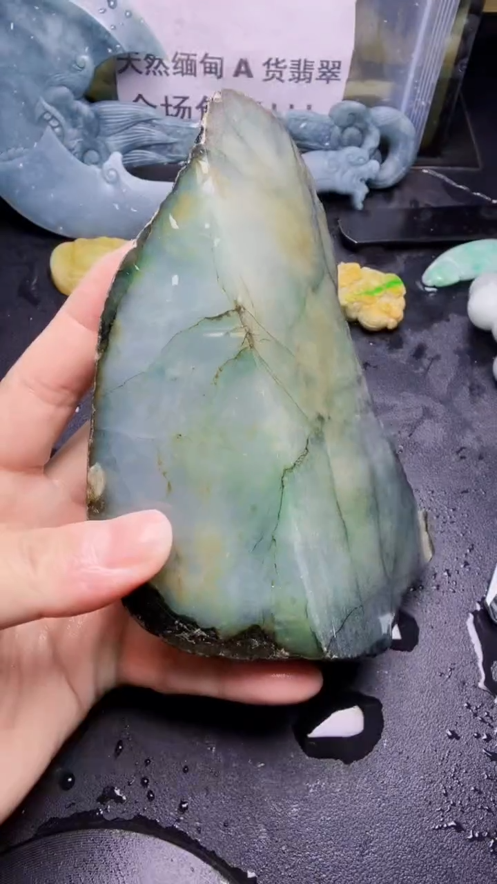 未镶嵌挂件翡翠风**羽天然翡翠127