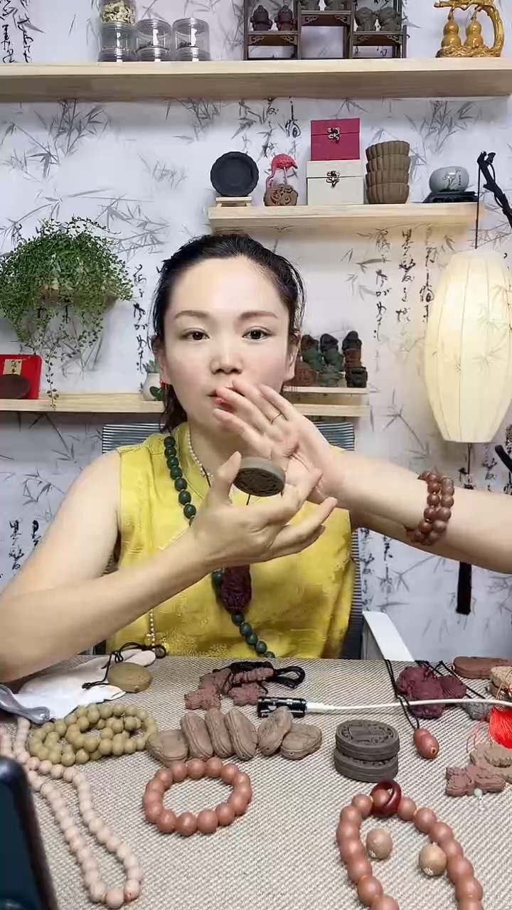 泥塑白茶茉莉如意牌瑕疵不退换