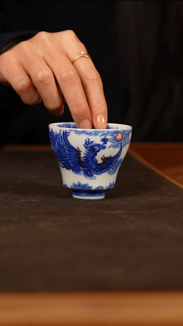 瓷瓷姑娘自成堂凤杯