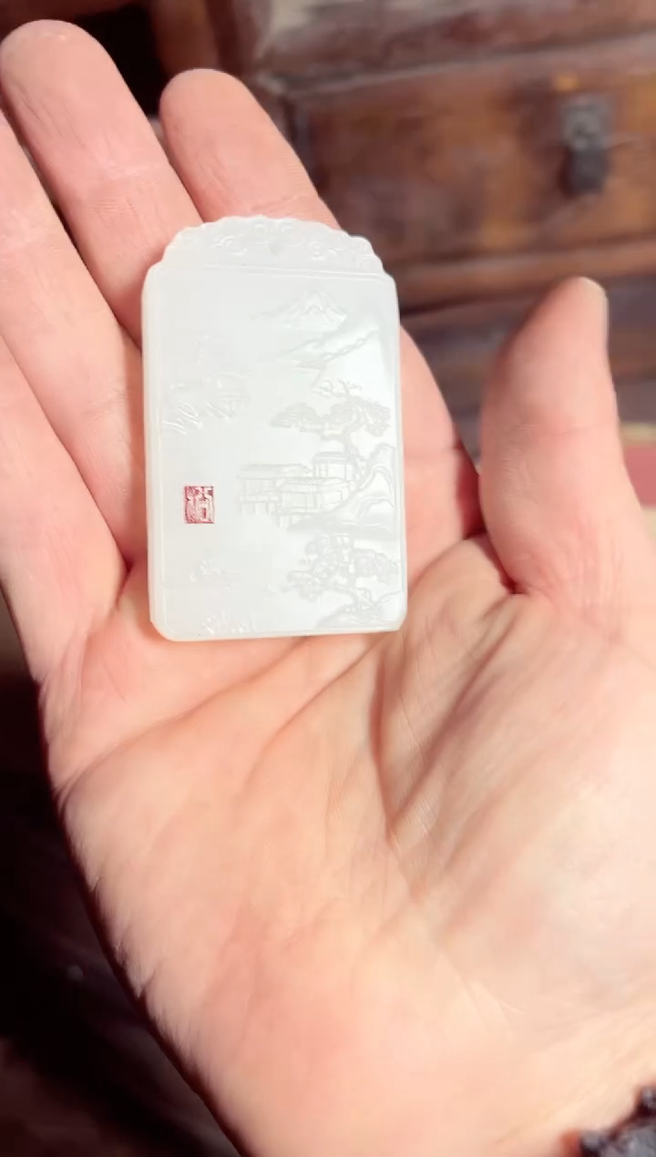 【闪购商品】和田玉颈饰未镶嵌安哥精品精选链接8520