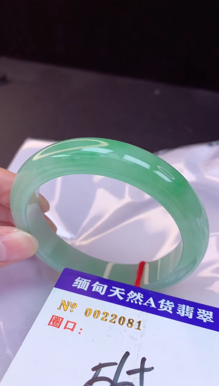 【闪购商品】翡翠手镯未镶嵌56+             