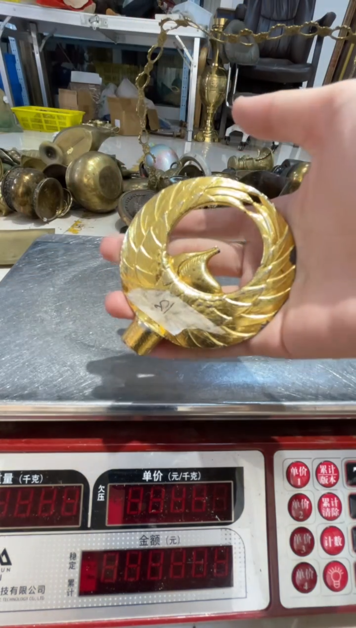 大阪回流铜器摆件18