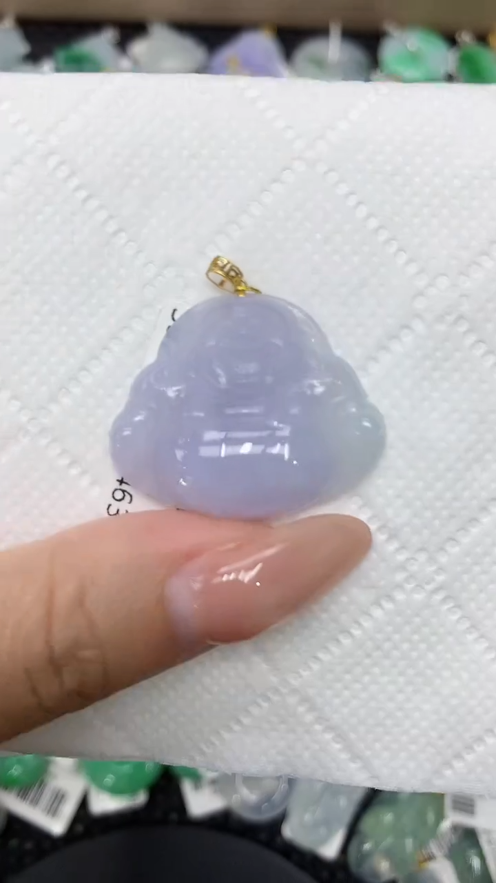 颈饰18K金镶嵌翡翠 11111111111111111