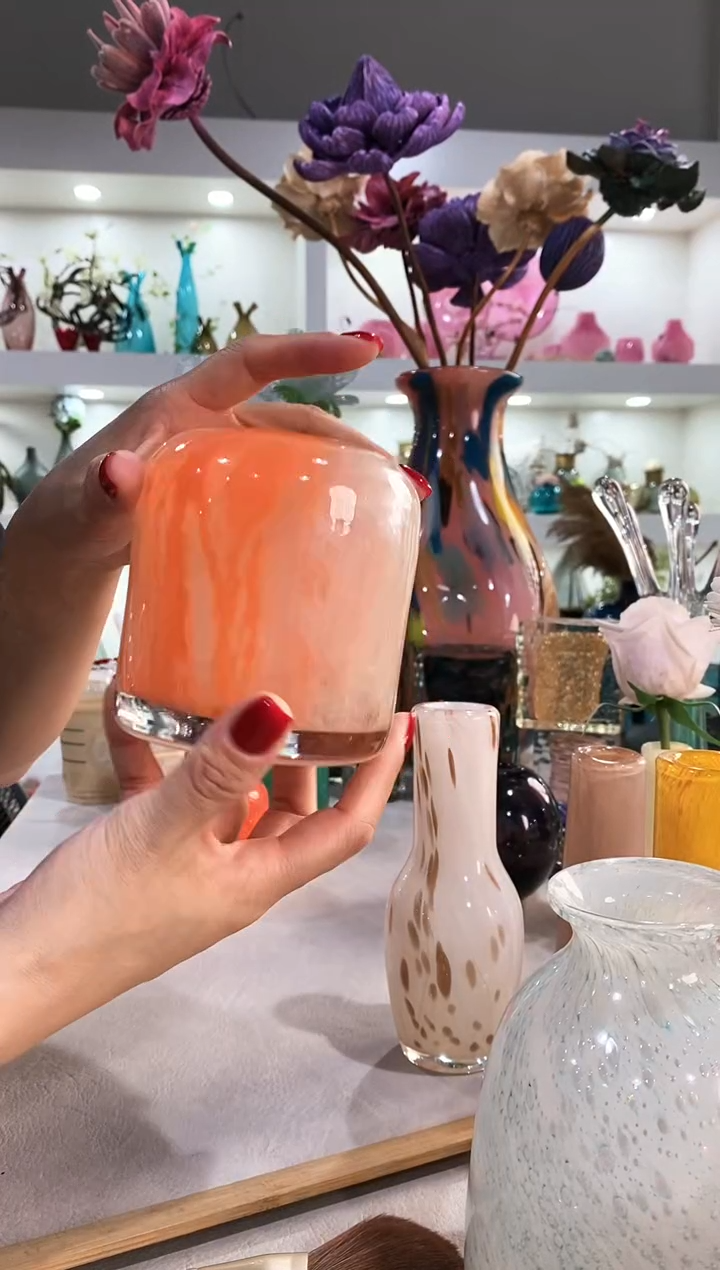 念**n慕忆家手作琉璃花瓶