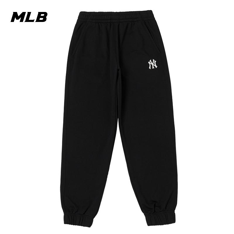 MLB针织长裤男装女装2025春季新款运动裤休闲裤子束脚裤3APTB0841