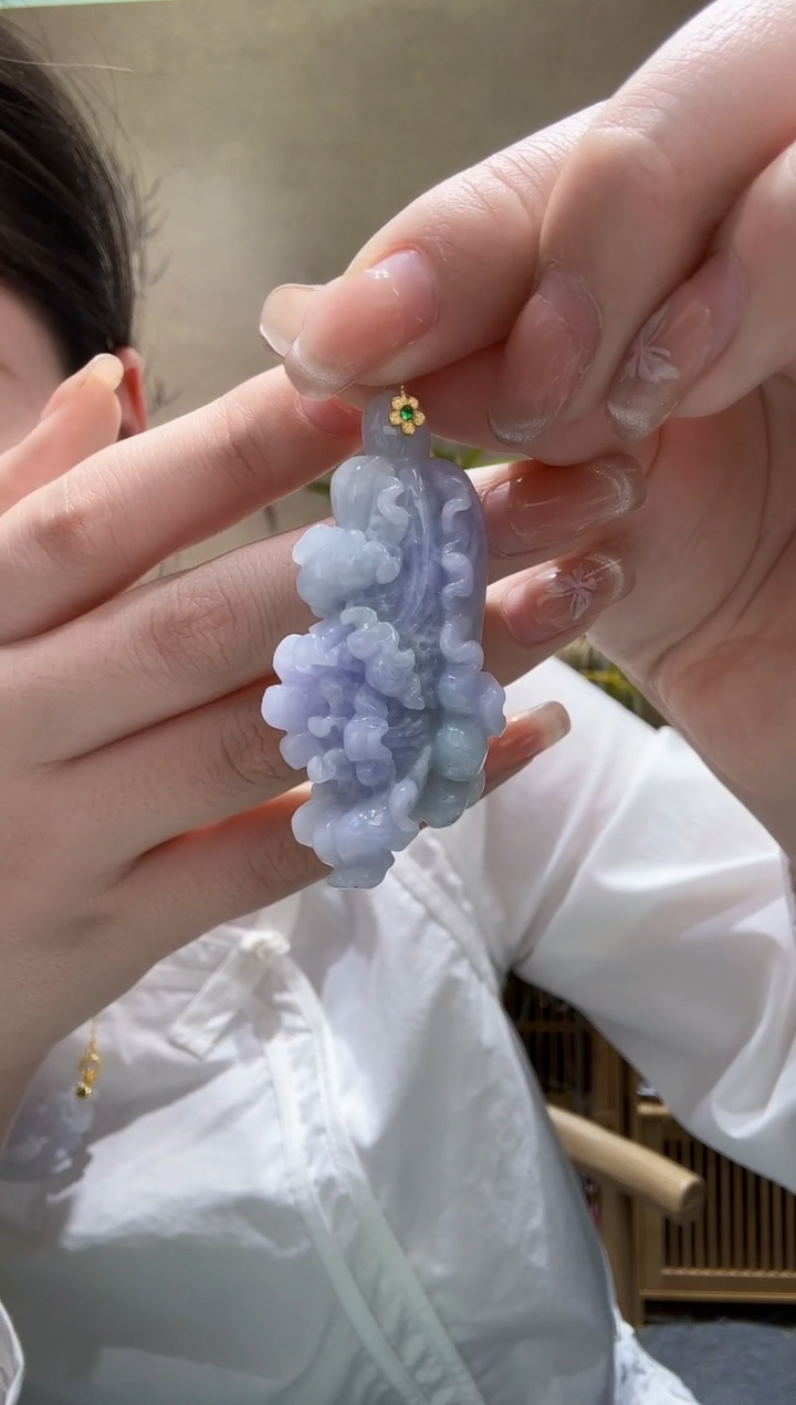 翡翠未镶嵌颈饰吊坠