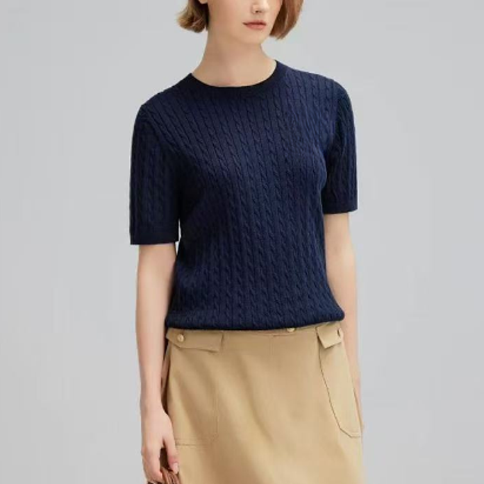 G圆领女款速干防晒短袖T恤420