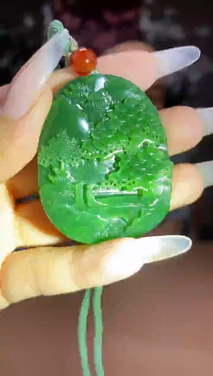 和田玉未镶嵌颈饰A418