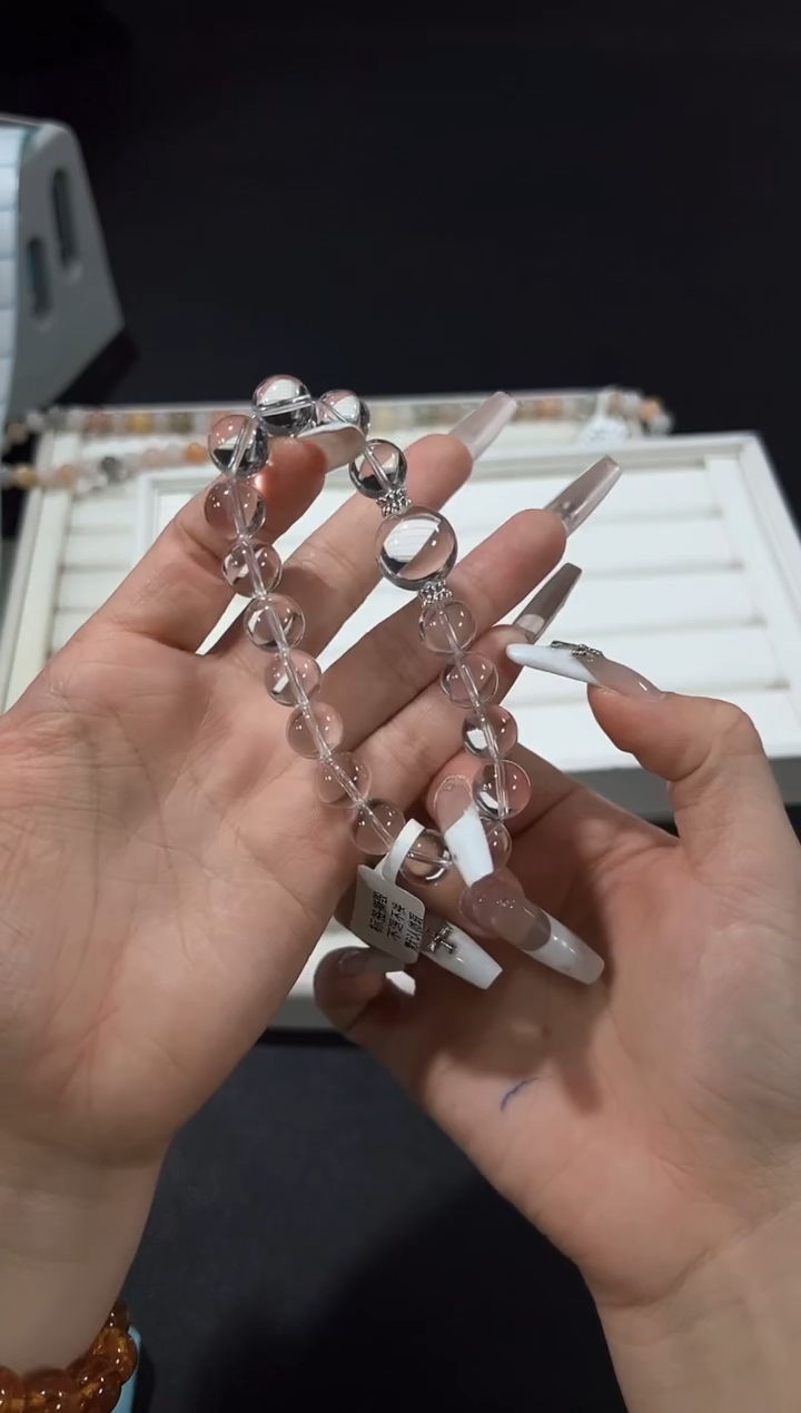 未镶嵌手串水晶45i多样性发其一【1条】默认微瑕