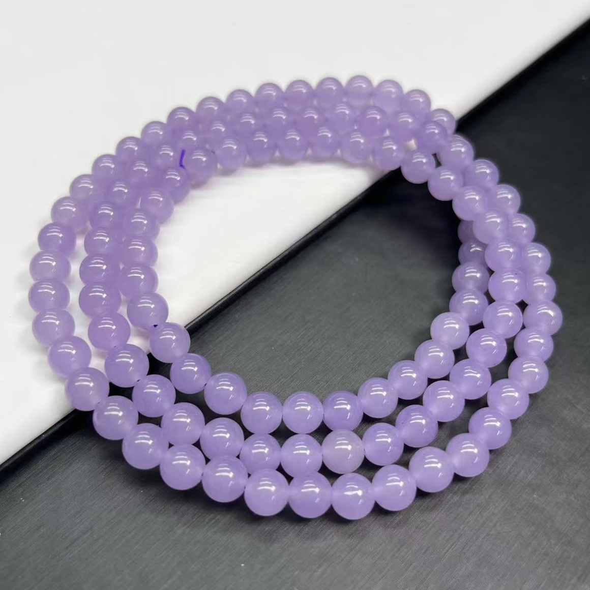 【小余总】a276紫萝108颗链8mm手链百搭 