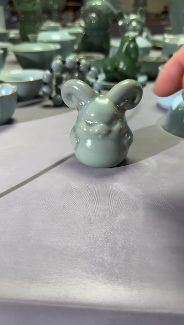 汝瓷平顶山汝瓷产品   茶宠