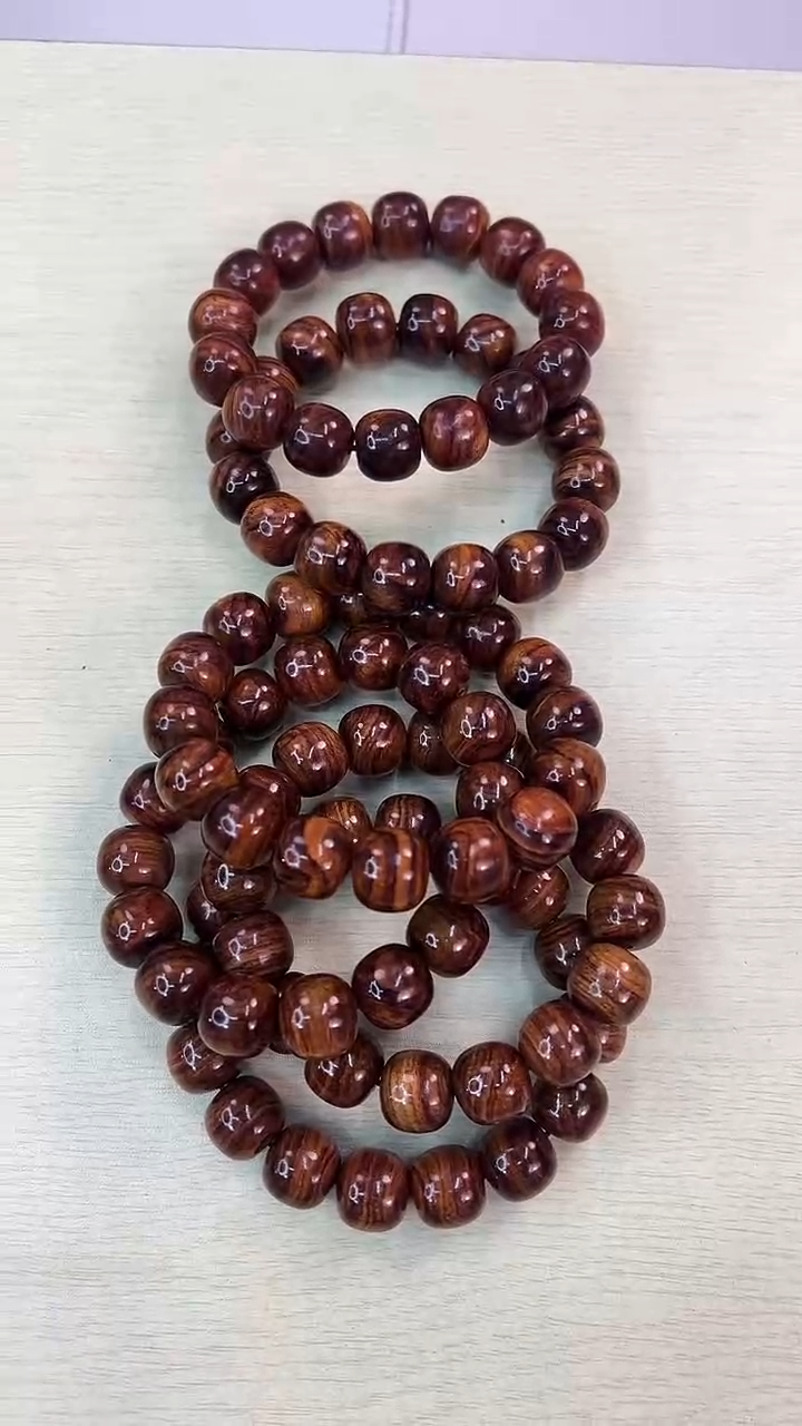 【闪购商品】黄花梨/降香黄檀手串/手链AA4-3海黄1314老型手串发一