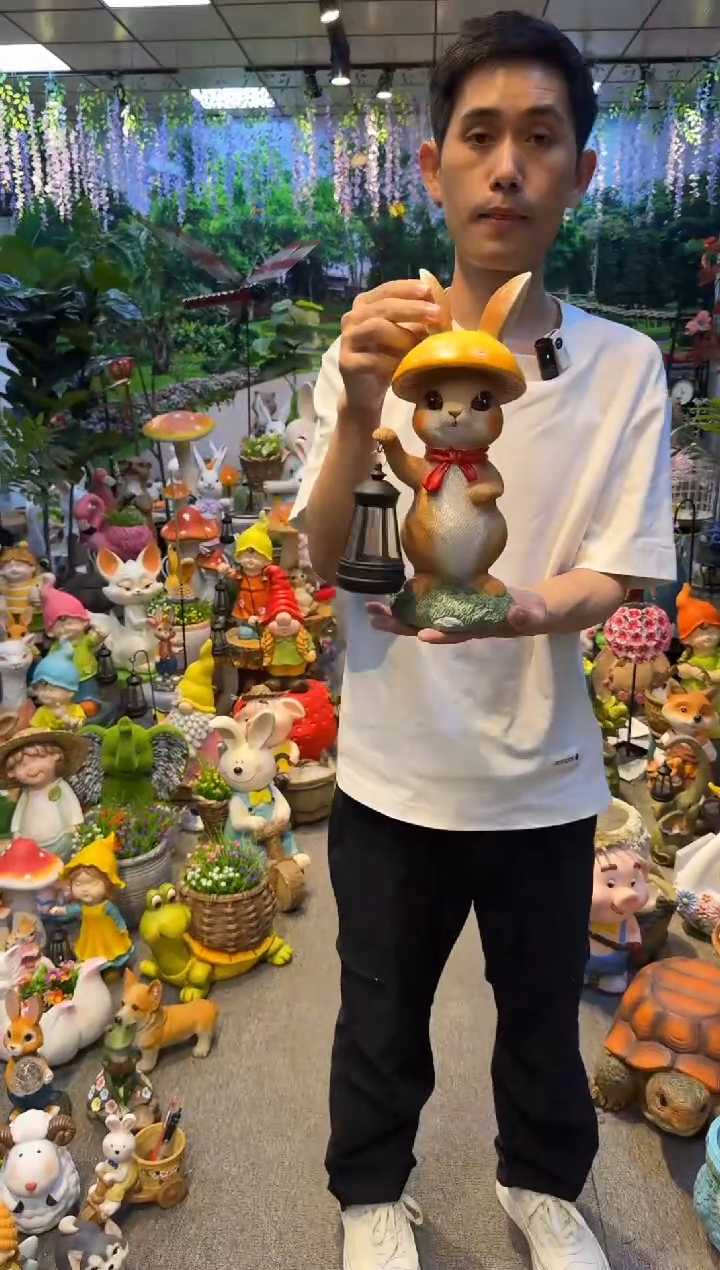 无花朵花园庭院摆件&00&