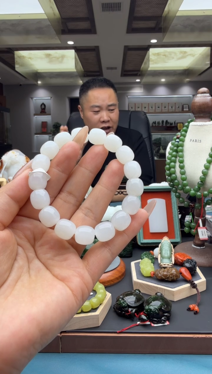 未镶嵌手串和田玉hs