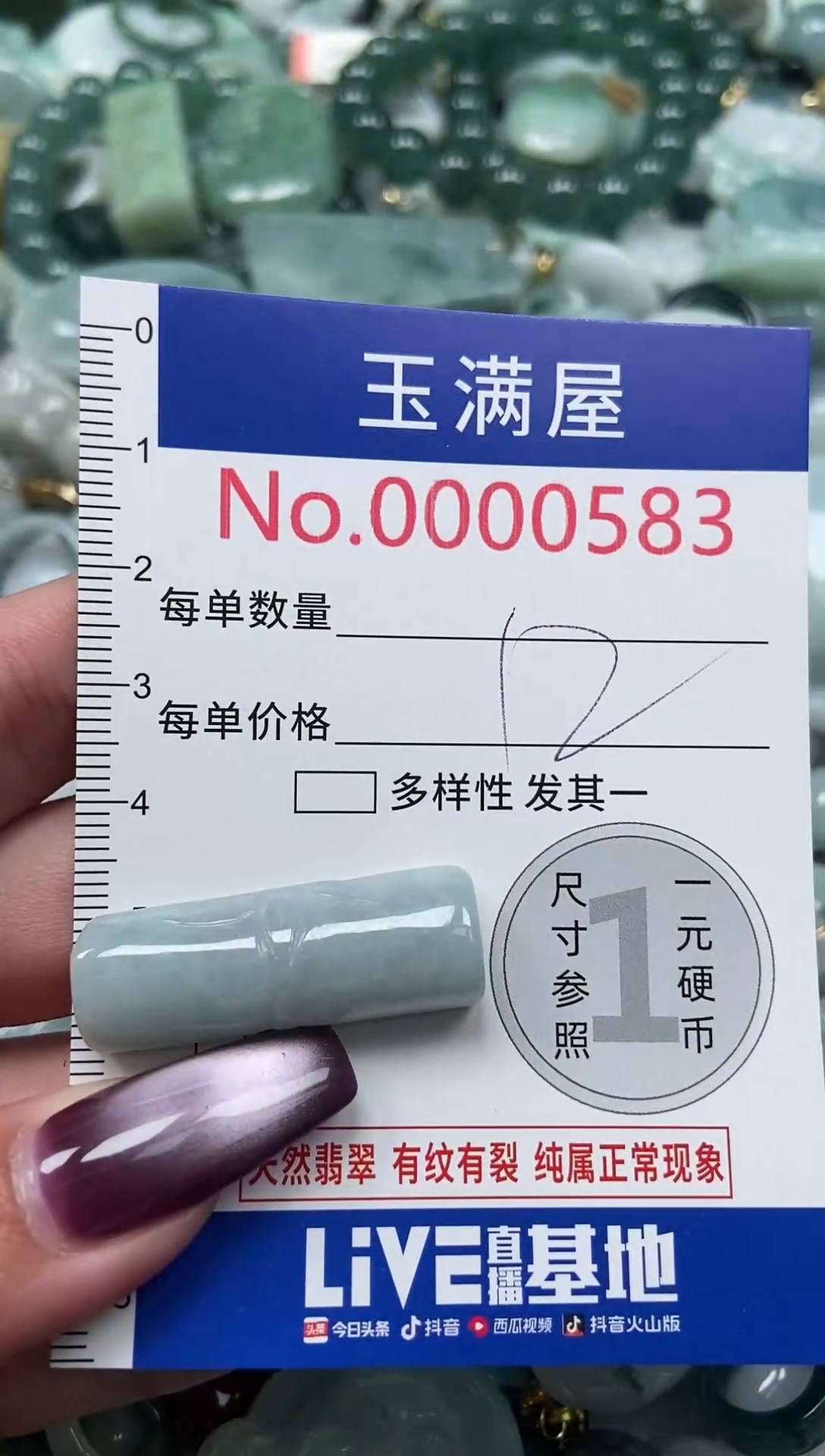 颈饰未镶嵌翡翠583