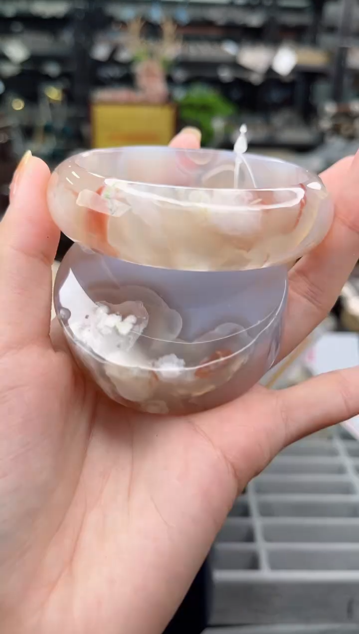 【闪购商品】石英质玉手镯未镶嵌61圈口（赠品镯心）3571506