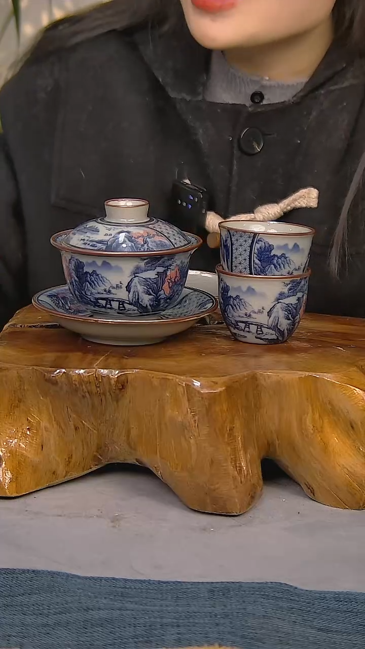 【闪购商品】3件套陶瓷茶具家用简装系列