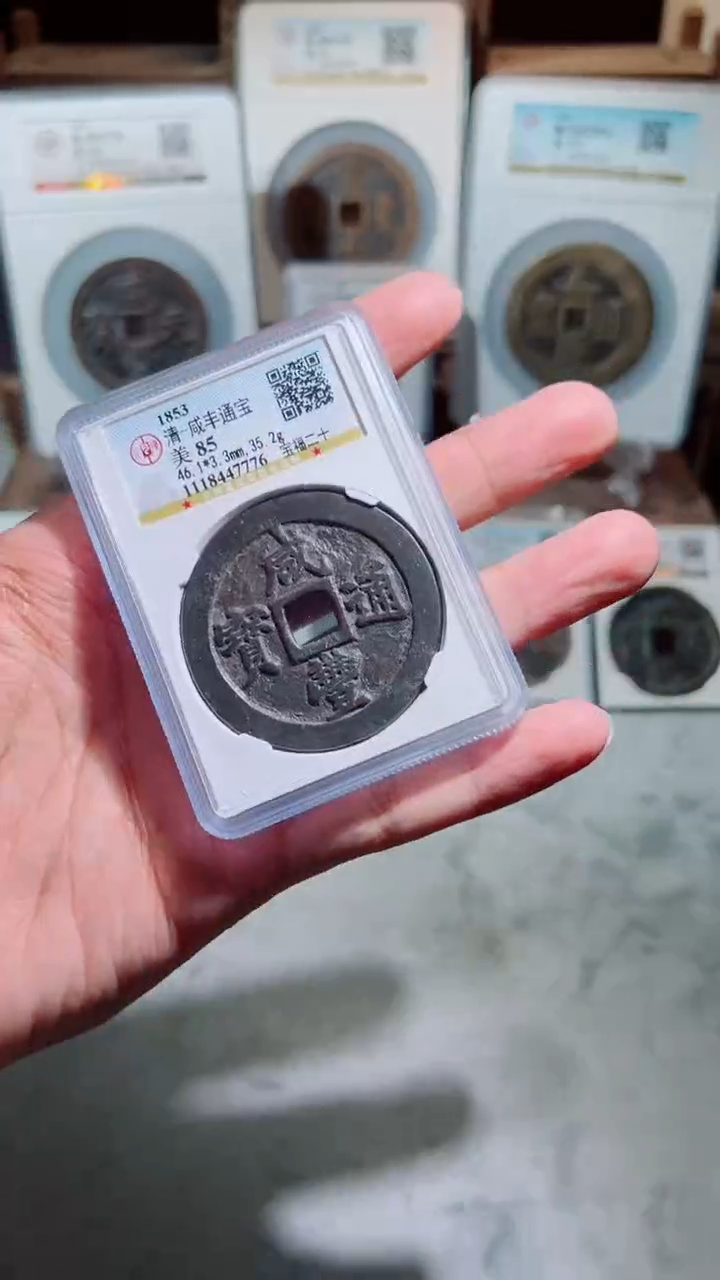 【闪购商品】铜咸丰通宝宝福二十85