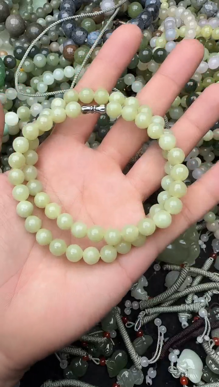 颈饰未镶嵌和田玉拍一发一