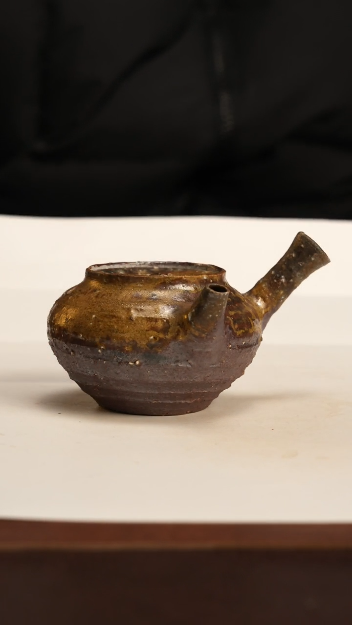 【闪购商品】杯199柴烧手工拉胚盖碗福利款不退不换