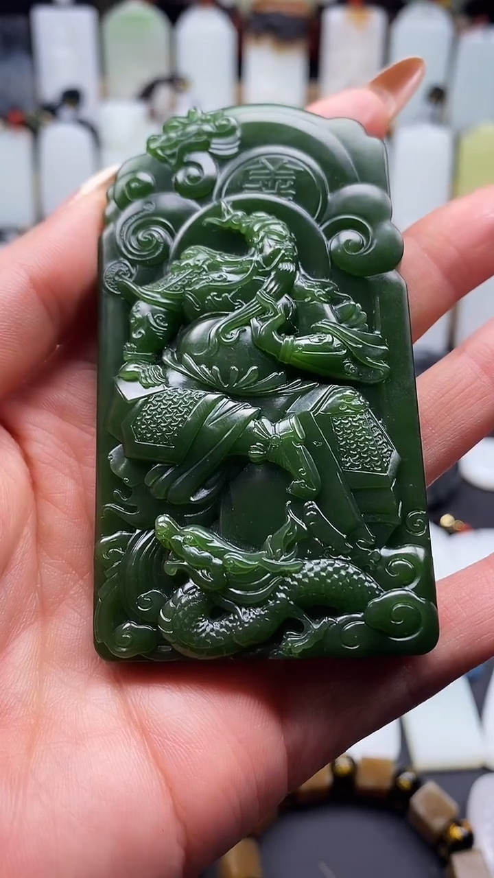 吊坠(不含链)未镶嵌和田玉一**缘1