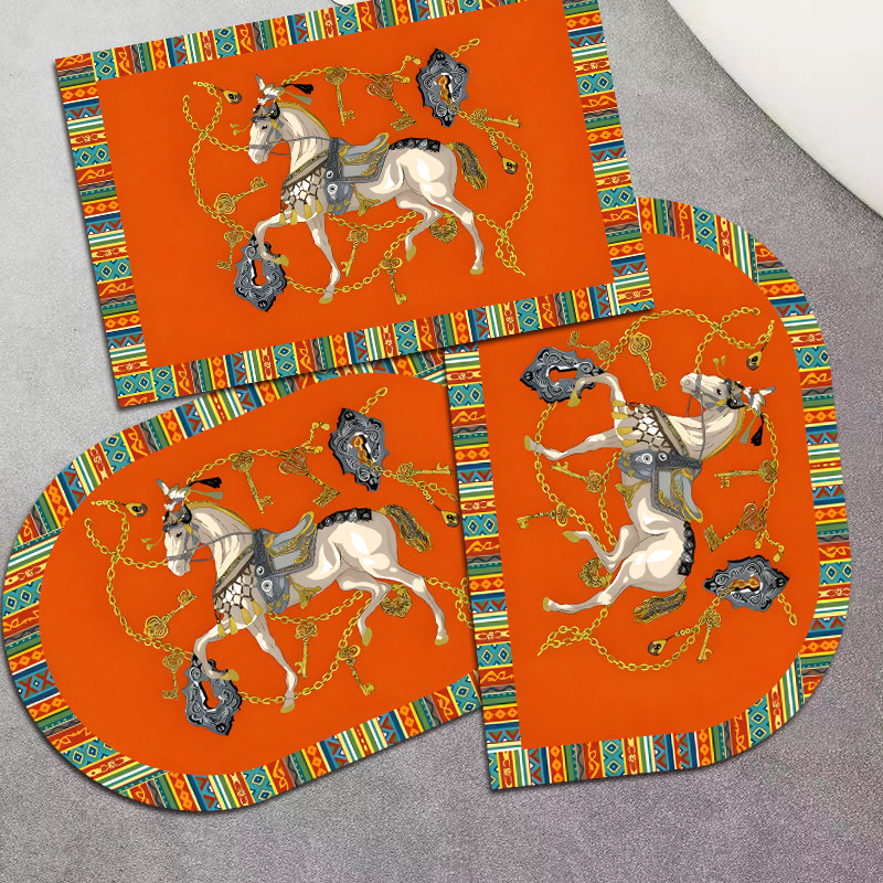 【专柜正品】轻奢风浴室卫生间进门垫防滑垫家用数码包/收纳/整理